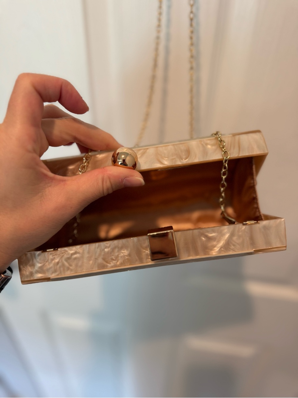 Shinymoon Women Acrylic Clutch Purse - Picture 3 of 4